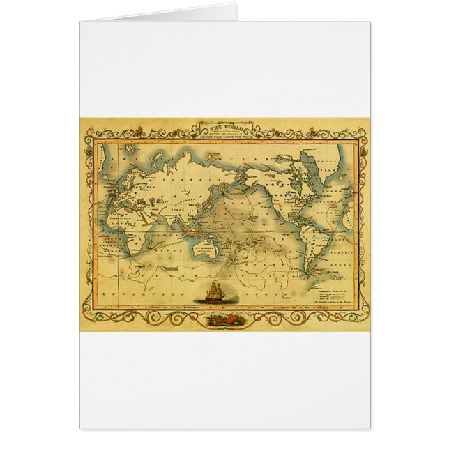 Old Antique World Map (Front)