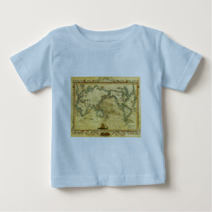 Old Antique World Map Baby T-Shirt