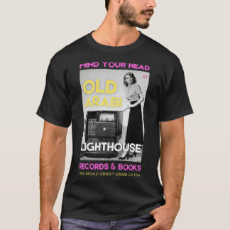 Old Arabi Lighthouse Records Books TShirt - 1