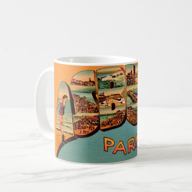 Old Asbury Park Postcard Mug (Front Left)