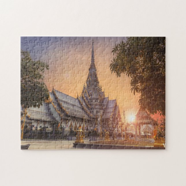 Old Asian temple Jigsaw Puzzle (Horizontal)