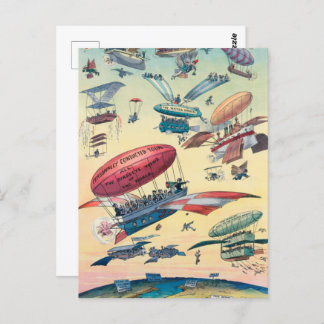 Old Aviation Vintage Postcard Antique