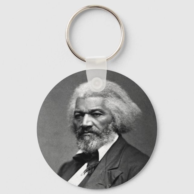 Old Bailey Douglass African American Hero Key Ring (Front)