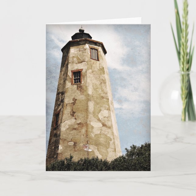 "Old Baldy" Lighthouse Card (Front)