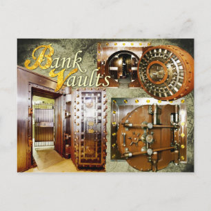 Old Bank Vaults Postcard