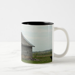Old Barn and Calf Mug