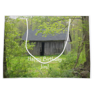 Old Barn Birthday Large Gift Bag