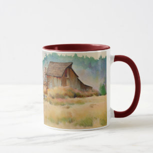 OLD BARN by SHARON SHARPE Mug