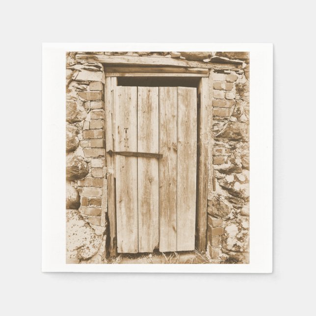 OLD BARN DOOR NAPKIN (Front)