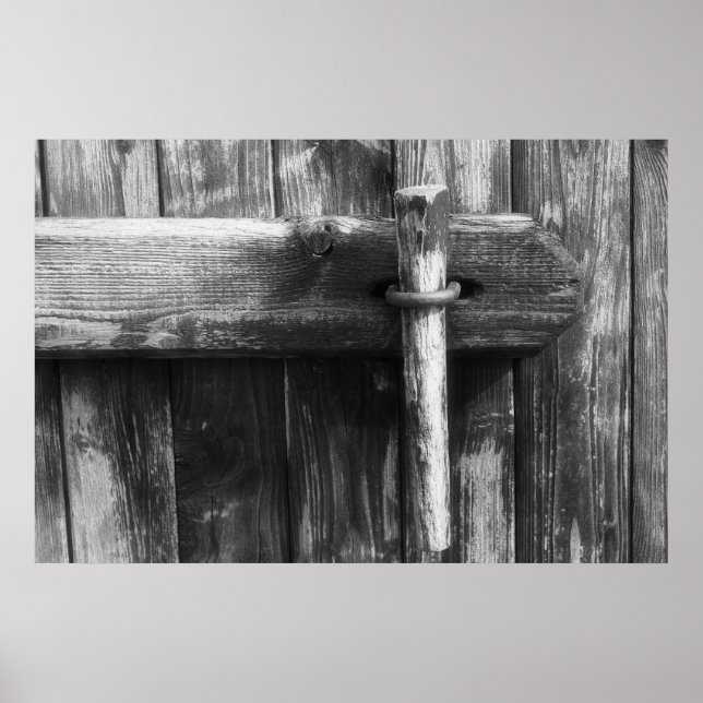 Old barn door poster (Front)