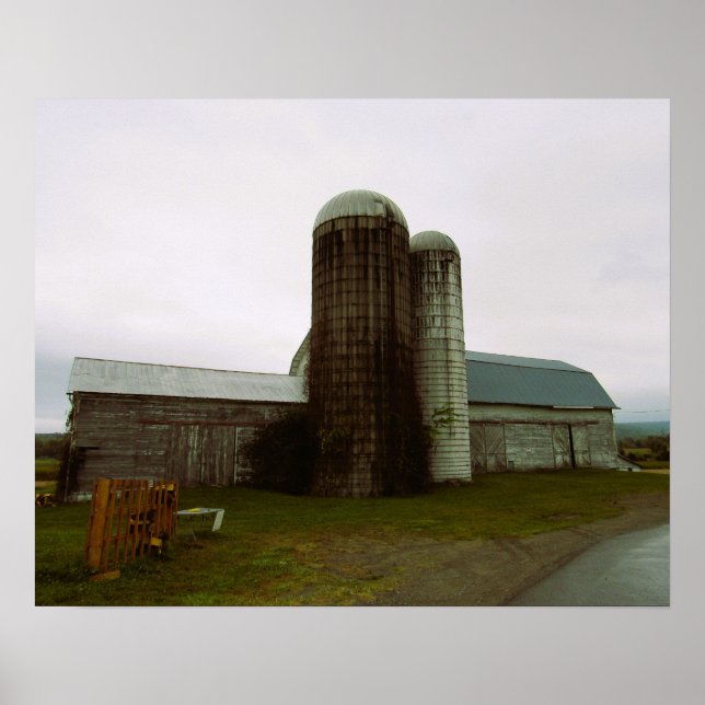 Old Barn in New York State Poster (Front)