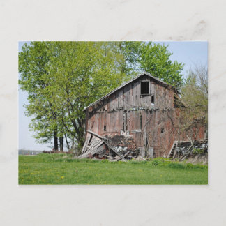 Old Barn in Rural Ohio Postcard