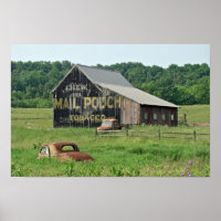 Old Barn Mail Pouch Tobacco Advertising