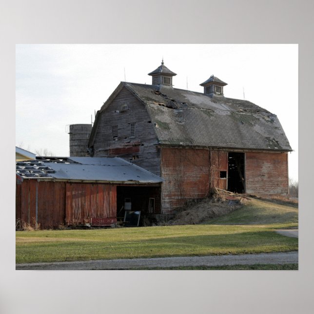 Old Barn on US-31 Poster (Front)