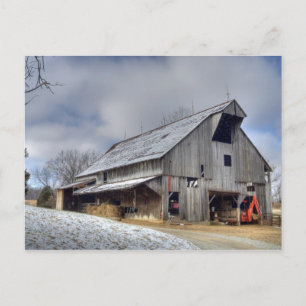 Old Barn Postcard