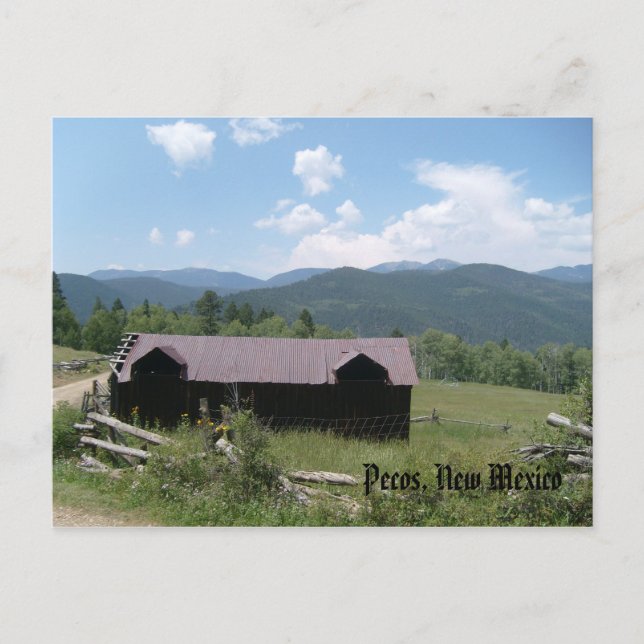 Old Barn Postcard (Front)