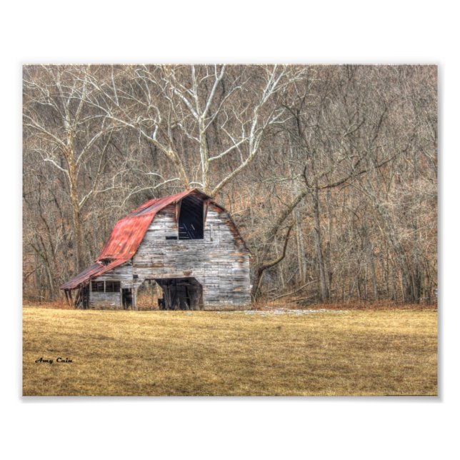Old Barn Splendour Photo Print (Front)