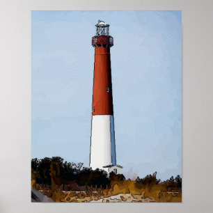 Old Barney, LBI New Jersey Poster