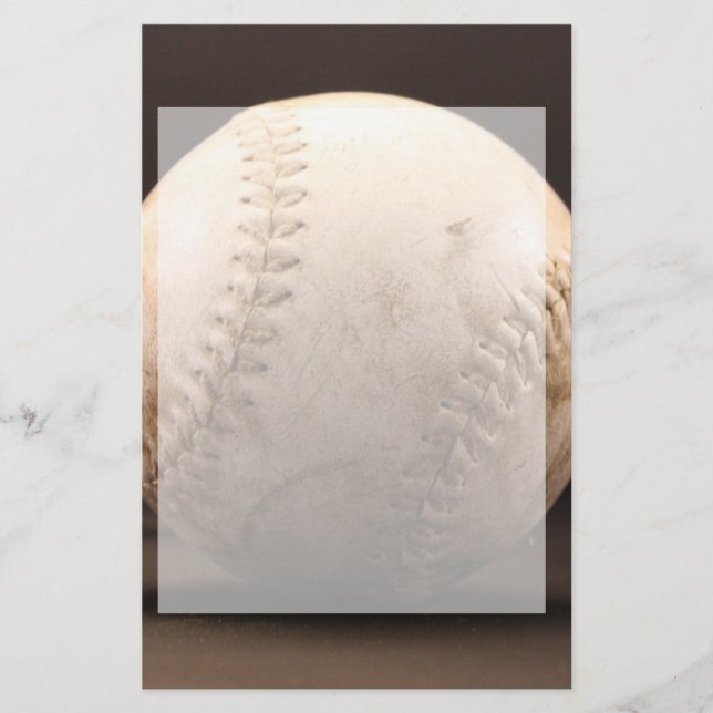 Old Baseball Stationery (Front)