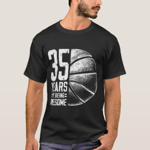 Old Basketball Years 35 Basketball 35th Player Mem T-Shirt