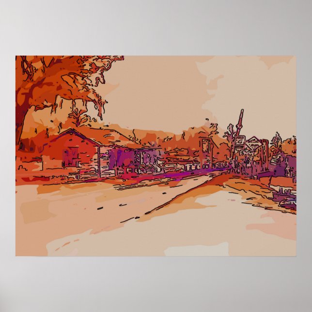 Old Bayou Liberty Bridge Poster (Front)