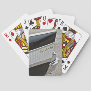 Old Bel Air Fender Close Up Playing Cards
