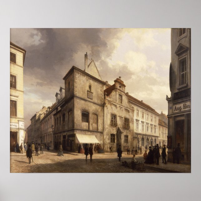 Old Berlin City Hall, 1867 Poster (Front)