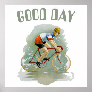 Old Bicycle, add text Poster