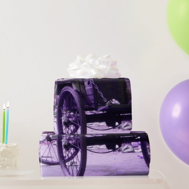 Old Bicycle Wrapping Paper (Party Gifts)