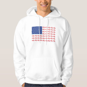 OLD-BIKE-FLAG-TEE HOODIE