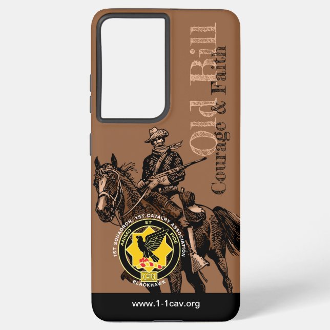 Old Bill Phone Case (tan/brown) (Back)