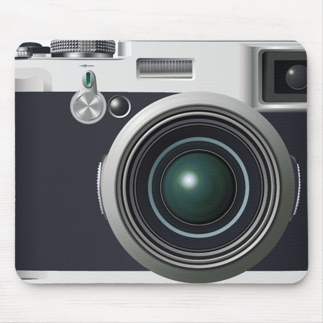 Old black camera mouse pad (Front)