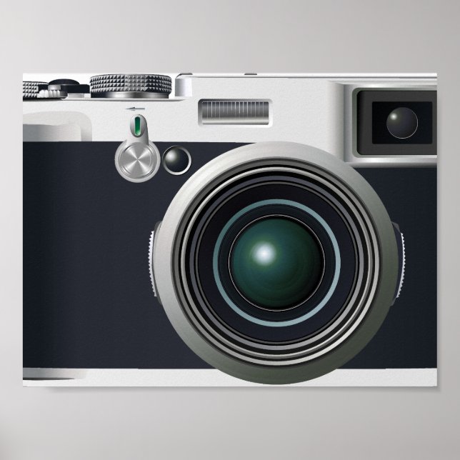Old black camera poster (Front)