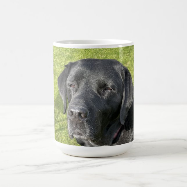 Old Black Lab   Coffee Mug (Center)