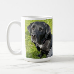 Old Black Labrador Retriever Dog Coffee Mug