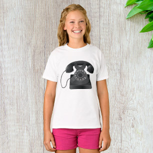 Old Black Phone Girls T-Shirt