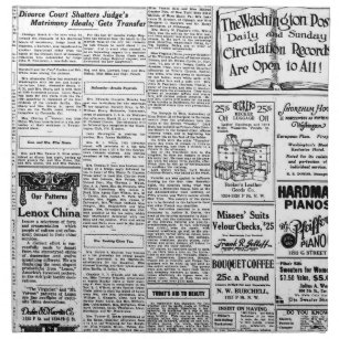 Old black & white newspaper, vintage retro advert napkin