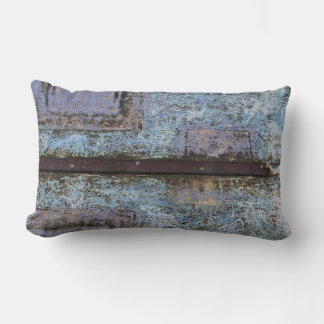 old blue boat lumbar cushion