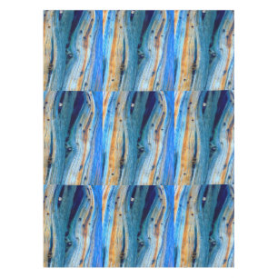 old blue weathered juniper boards tablecloth