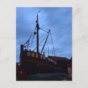 Old Boats Ashore At Southwold Postcard