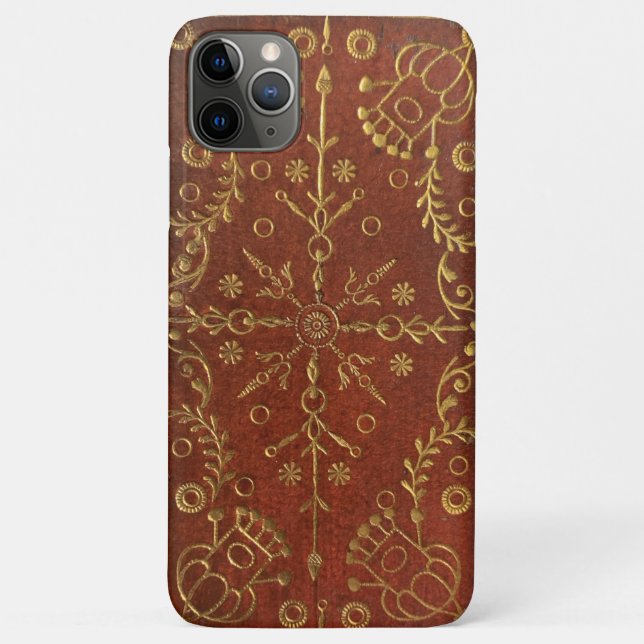 Old book binding iPhone case (Back)