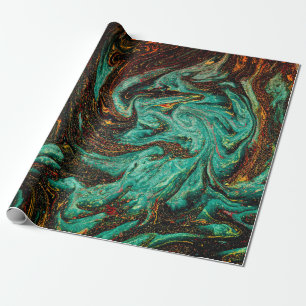 Old book cover with abstract antique pattern  wrapping paper
