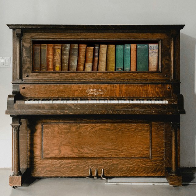 Old Books on Shelves Decoupage Tissue Paper (Creator Uploaded)