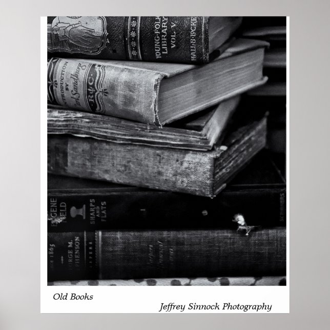 Old Books Poster (Front)
