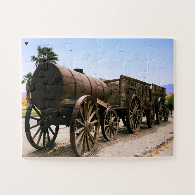 Old Borax Wagon Jigsaw Puzzle (Horizontal)