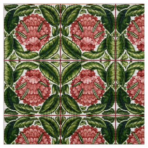 Old Botanical Victorian Design For Textiles Fabric