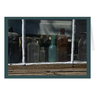 Old  Bottles, Bodie CA - Card