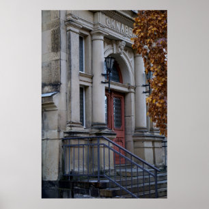 Old Boys Entrance: Heinrich-Pestalozzi School Poster