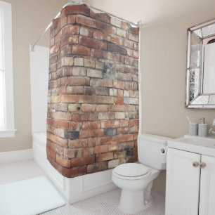 Old Brick Shower Curtain
