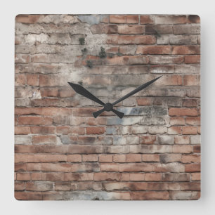 Old Brick Wall Clock